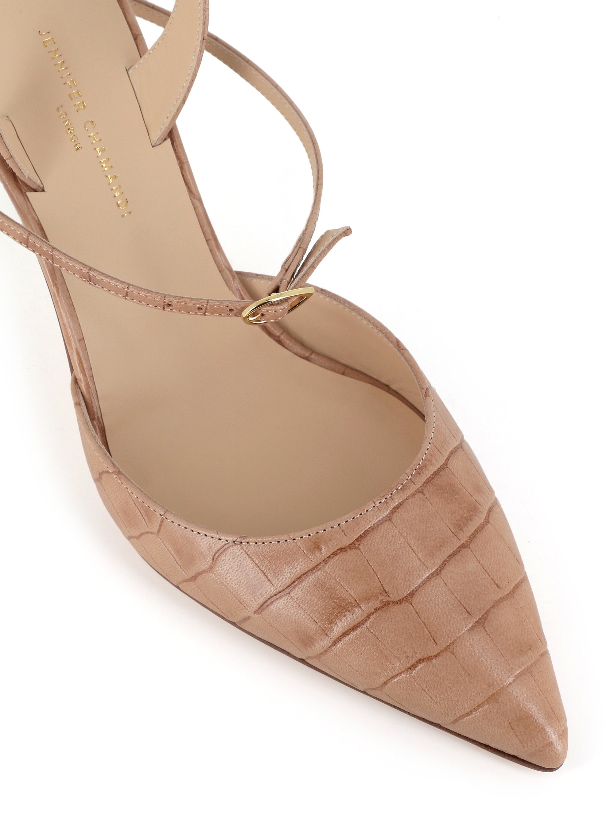  Jennifer Chamandi Décolleté Vittorio 85 Beige Donna - 5