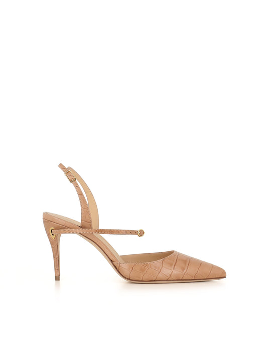 Jennifer Chamandi Décolleté Vittorio 85 Beige Donna