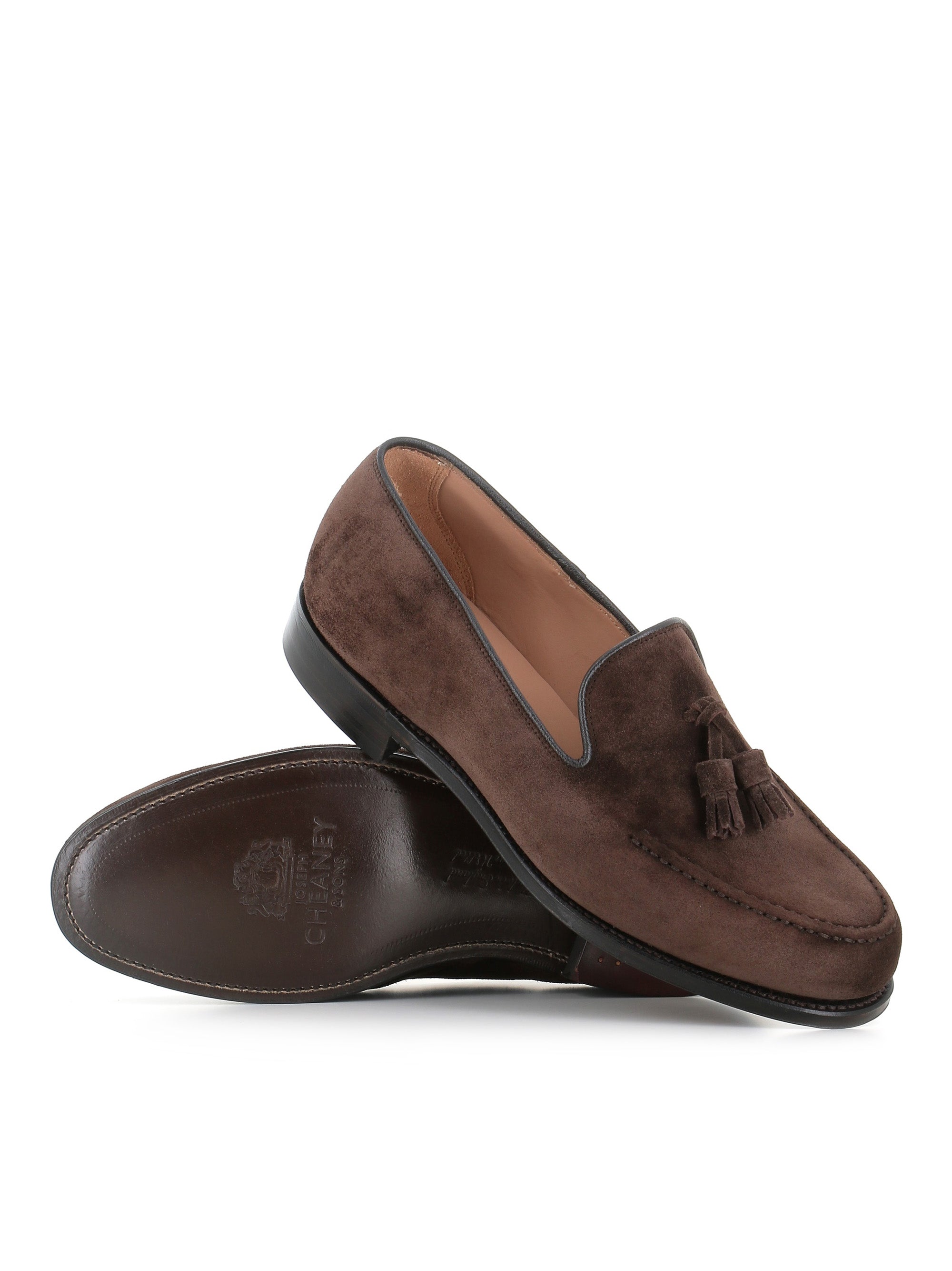 Tassel Loafer Brooklyn Joseph Cheaney & Sons Uomo Marrone - 1