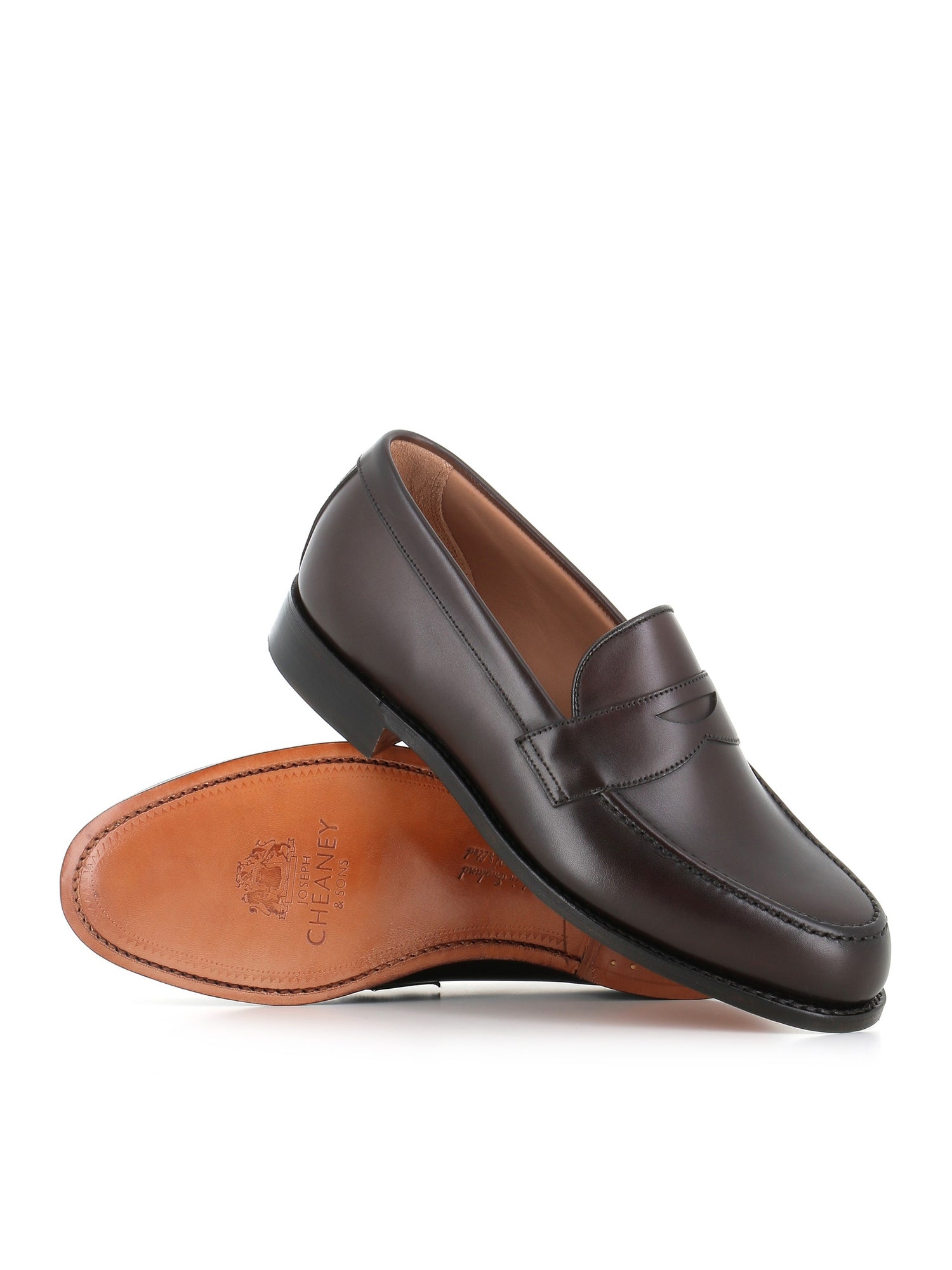 Joseph Cheaney & Sons Mocassino Hudson Marrone Uomo - 2