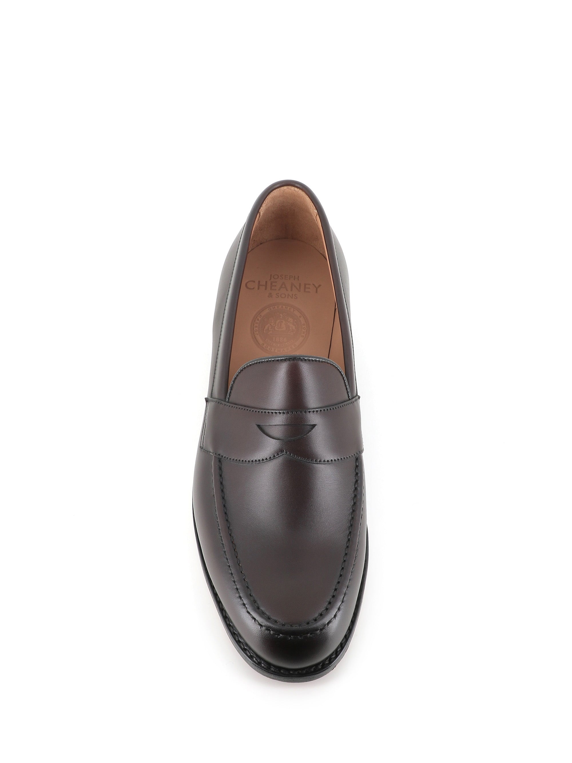  Joseph Cheaney & Sons Mocassino Hudson Marrone Uomo - 5