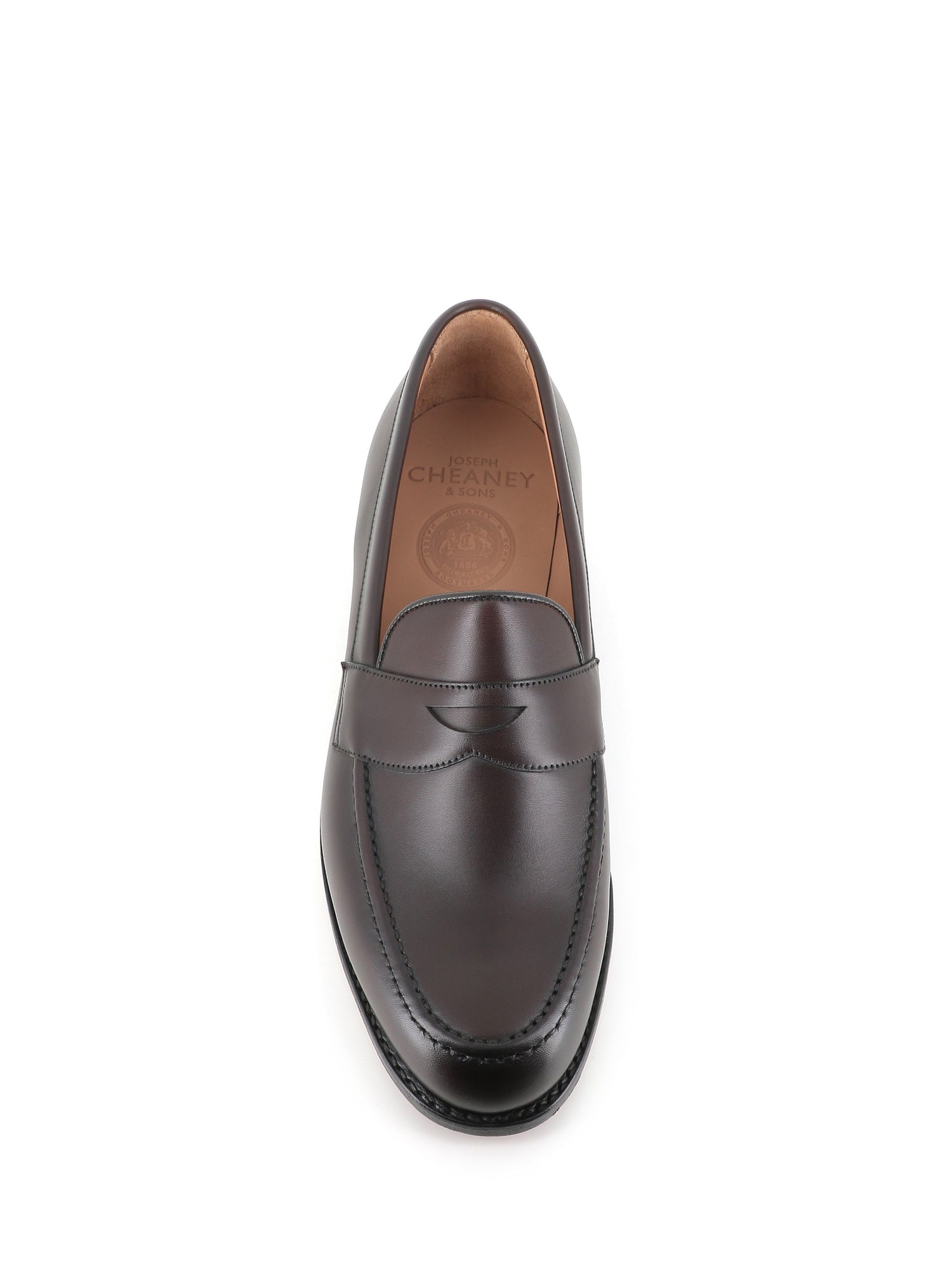  Joseph Cheaney & Sons Mocassino Hudson Marrone Uomo - 5