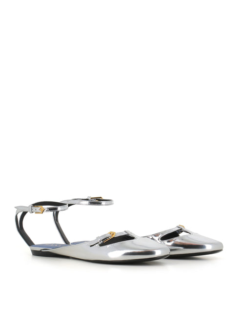 Lanvin Ballerina Argento Donna