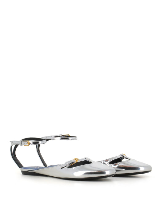 Lanvin Ballerina Argento Donna