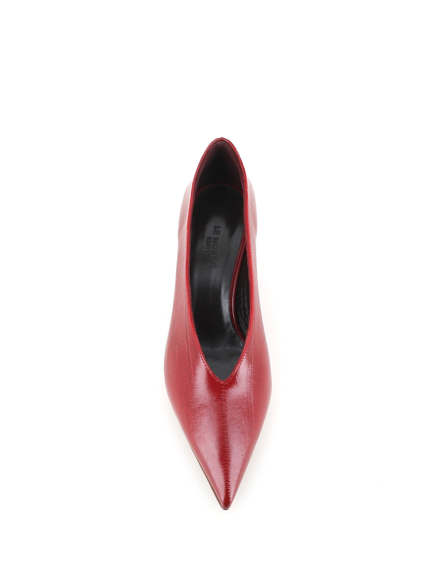  Décollette Babouche Kitten Heel Le Monde Beryl Donna Rosso - 4