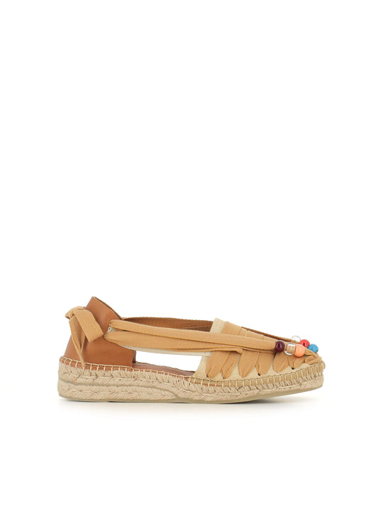 Naguisa Espadrillas Soc Trail 140 Beige Donna