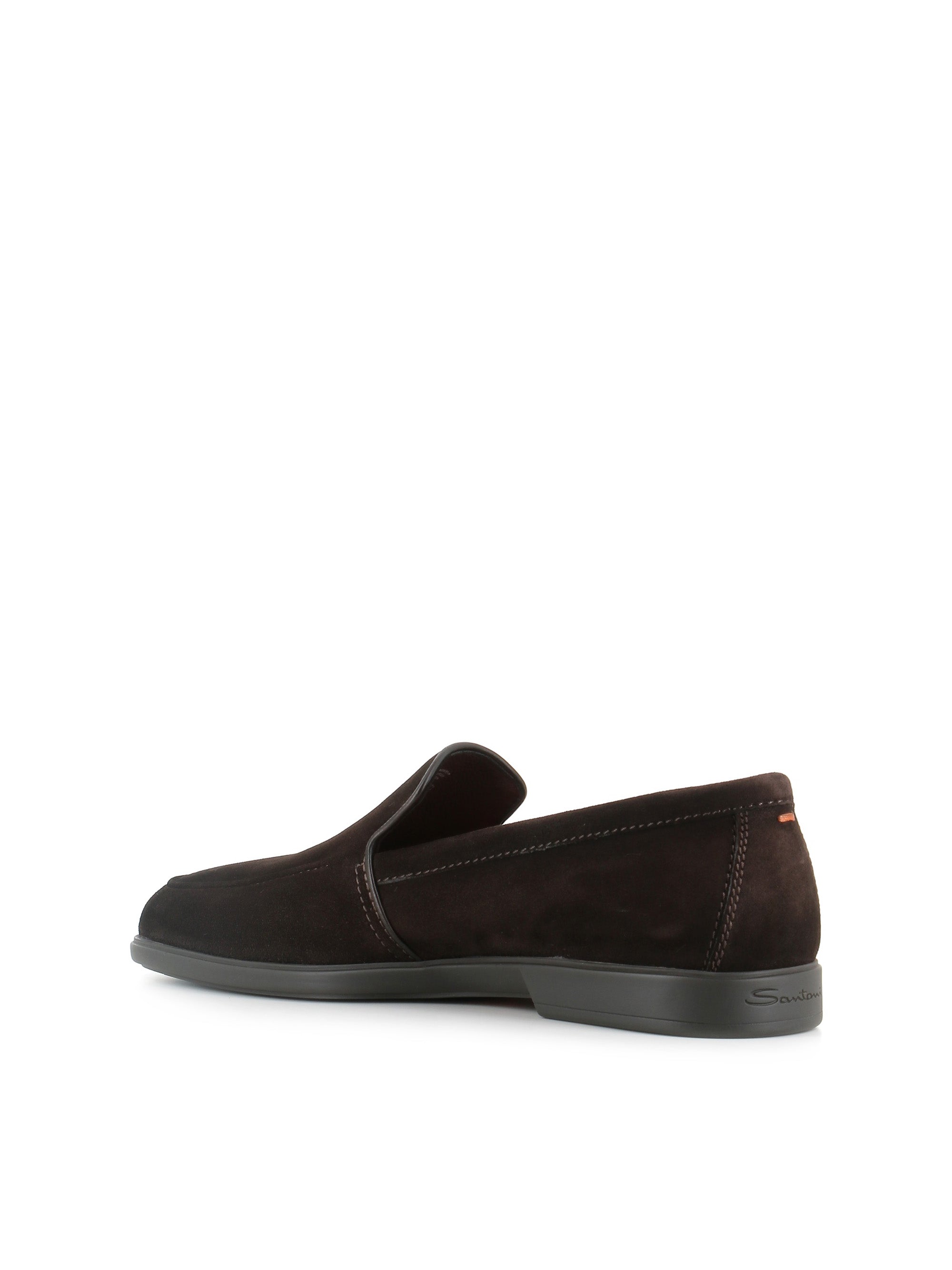  Slip-on Malibu Santoni Uomo Marrone - 4