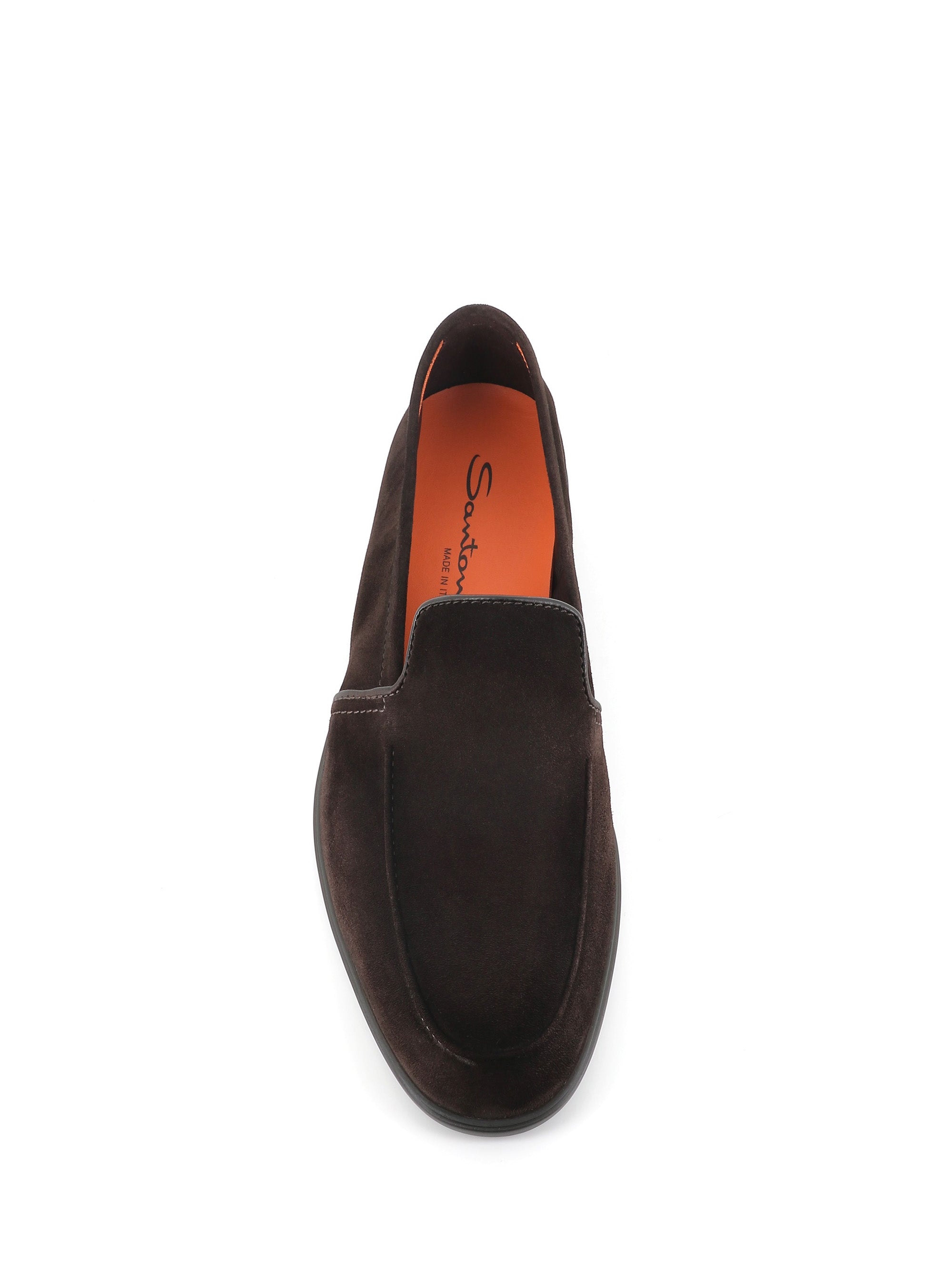  Slip-on Malibu Santoni Uomo Marrone - 5
