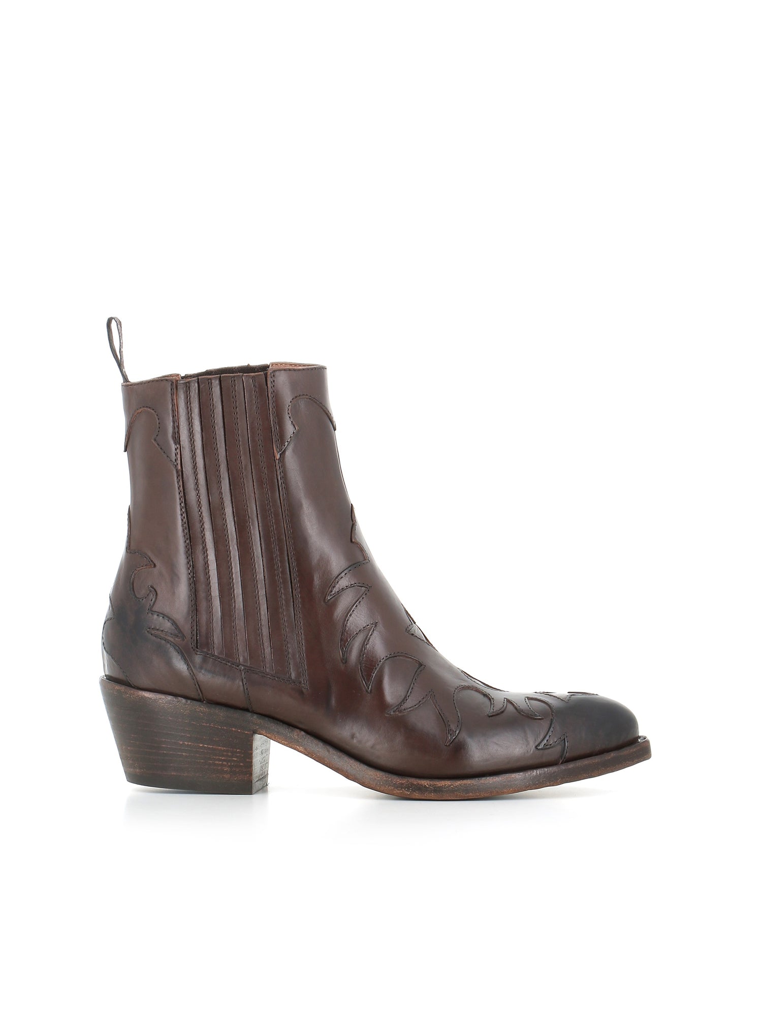  Texan Boot Sr3645sq Sartore Donna Marrone - 1