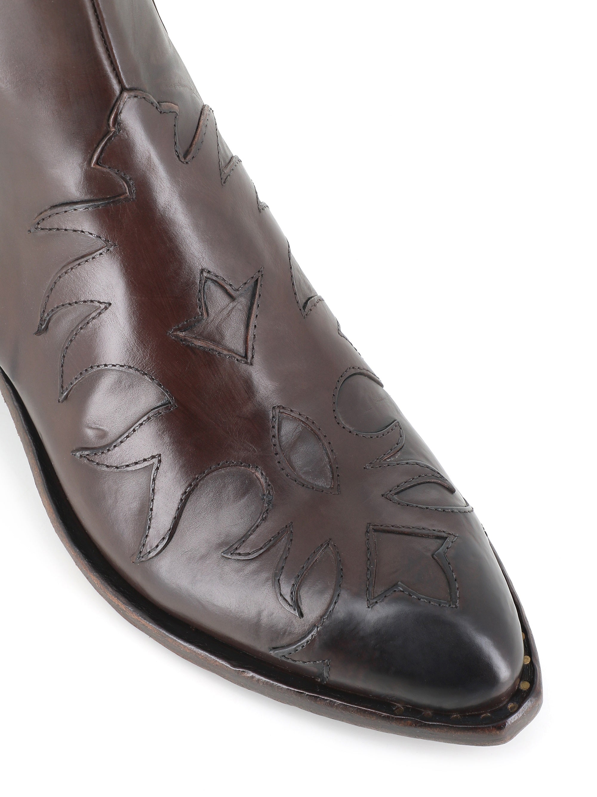  Texan Boot Sr3645sq Sartore Donna Marrone - 5