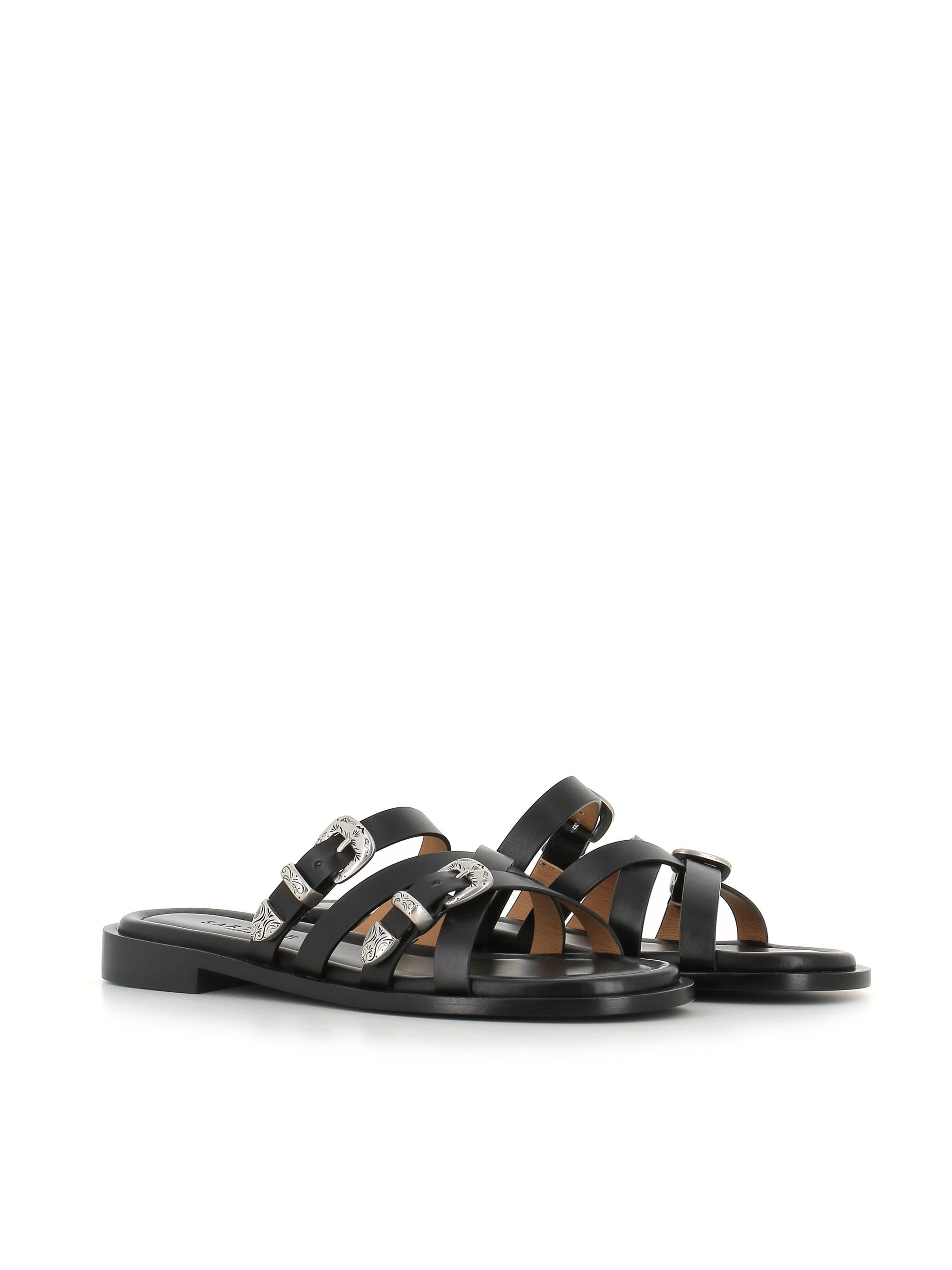  Sartore Sandalo Sr4916 Nero Donna - 2