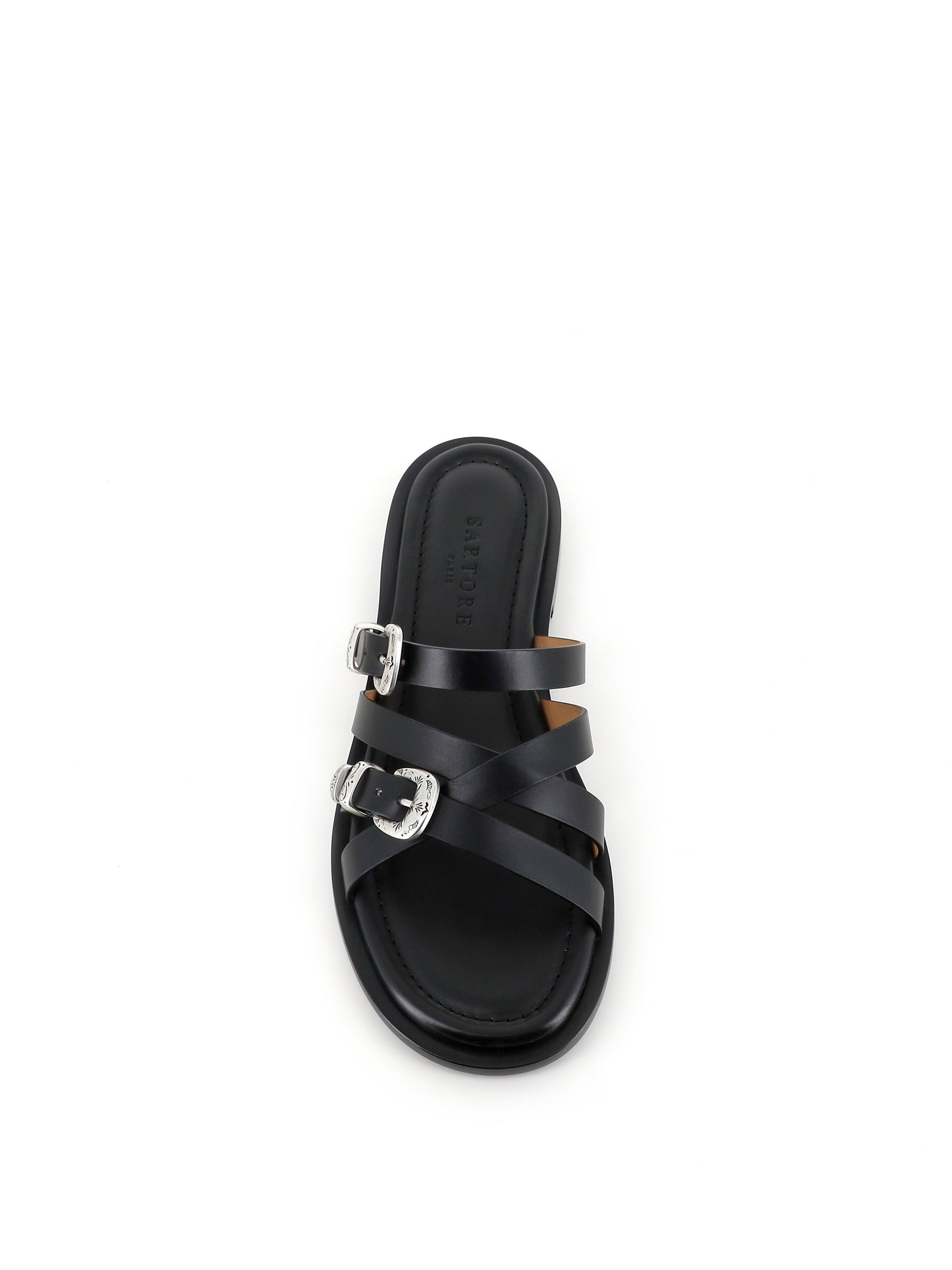  Sartore Sandalo Sr4916 Nero Donna - 4