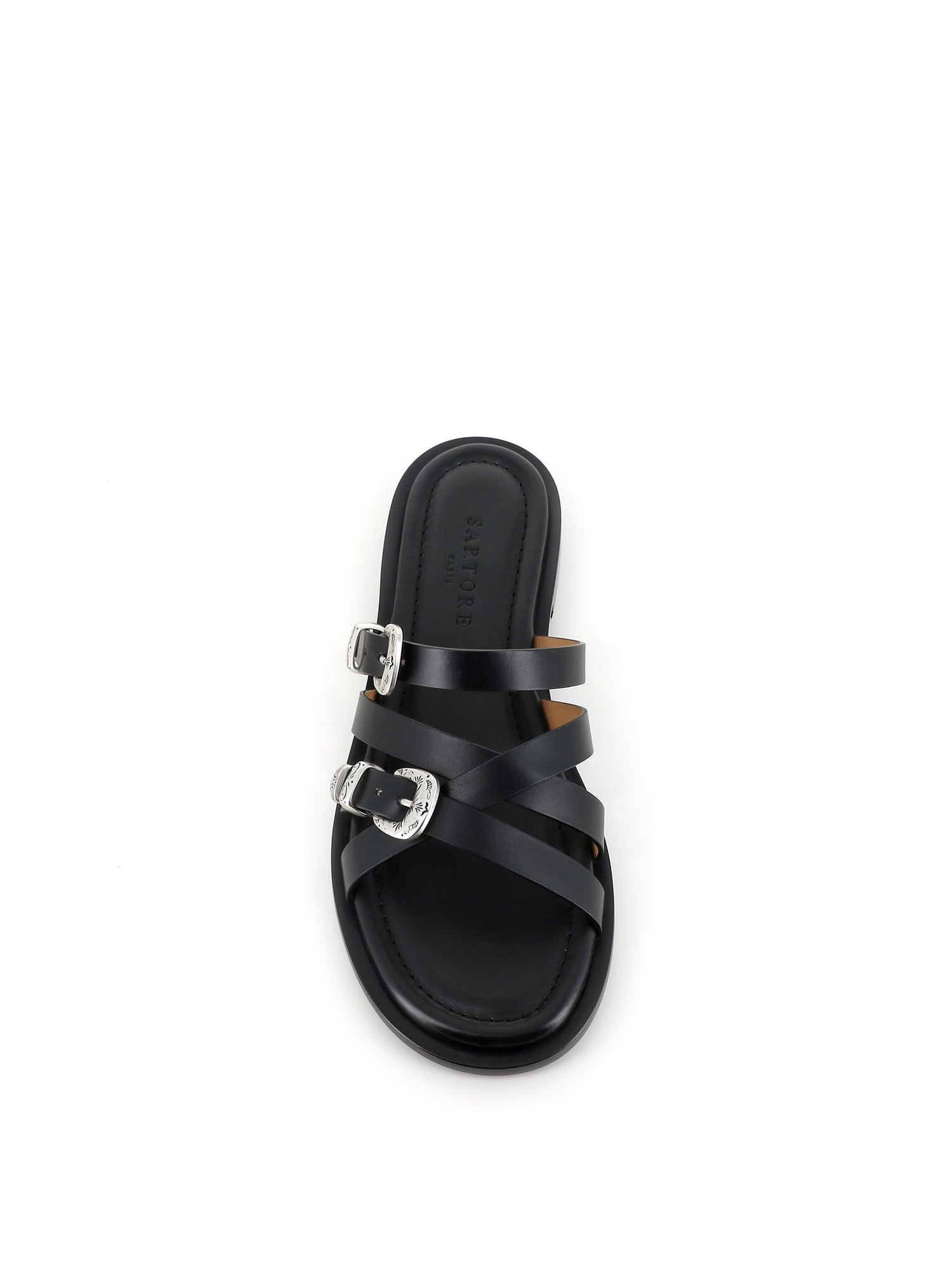  Sartore Sandalo Sr4916 Nero Donna - 4