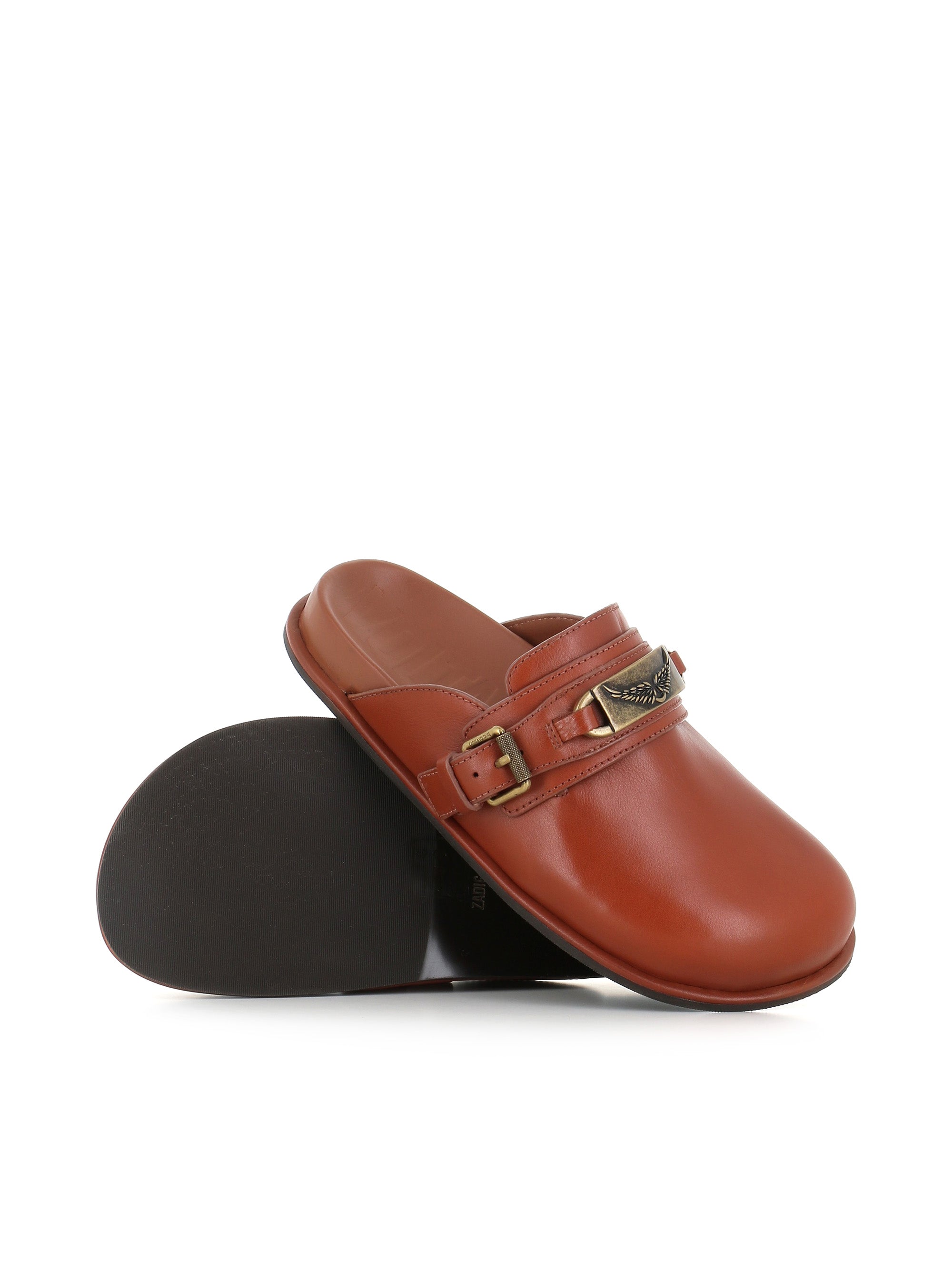  Sabot Angie Gourmette Zadig&voltaire Donna Marrone - 2