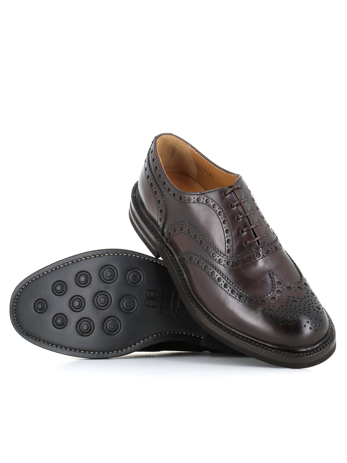  Brogues 1197 Green George Uomo Marrone - 2