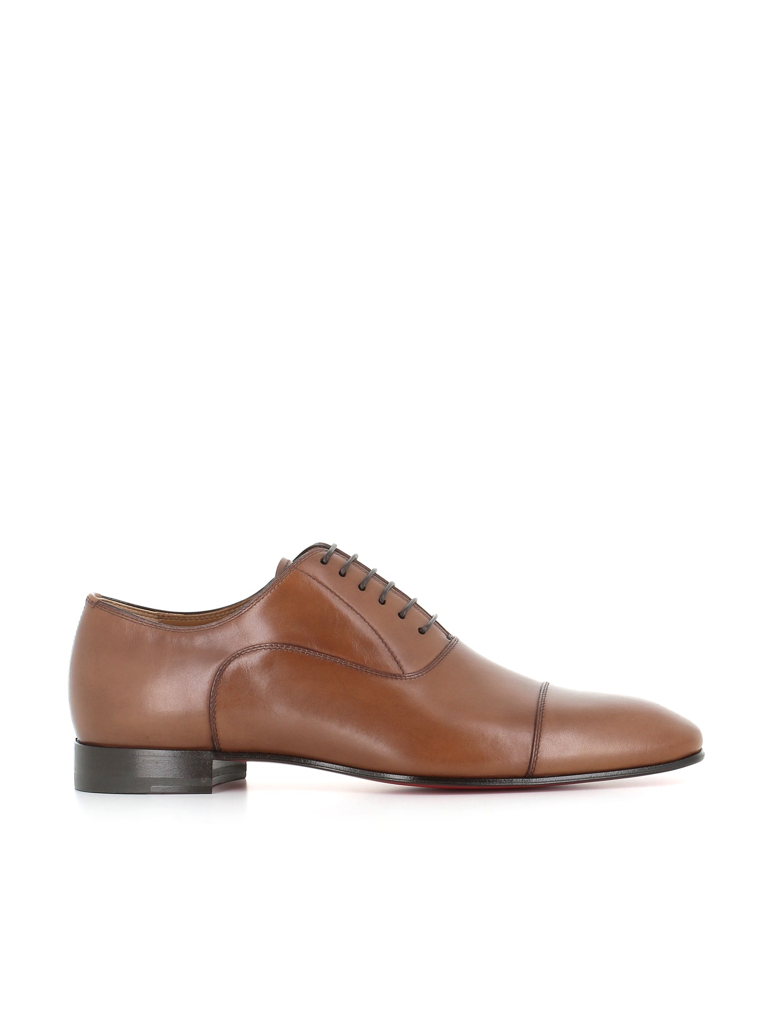  Oxford Greggo Flat Christian Louboutin Uomo Marrone - 2