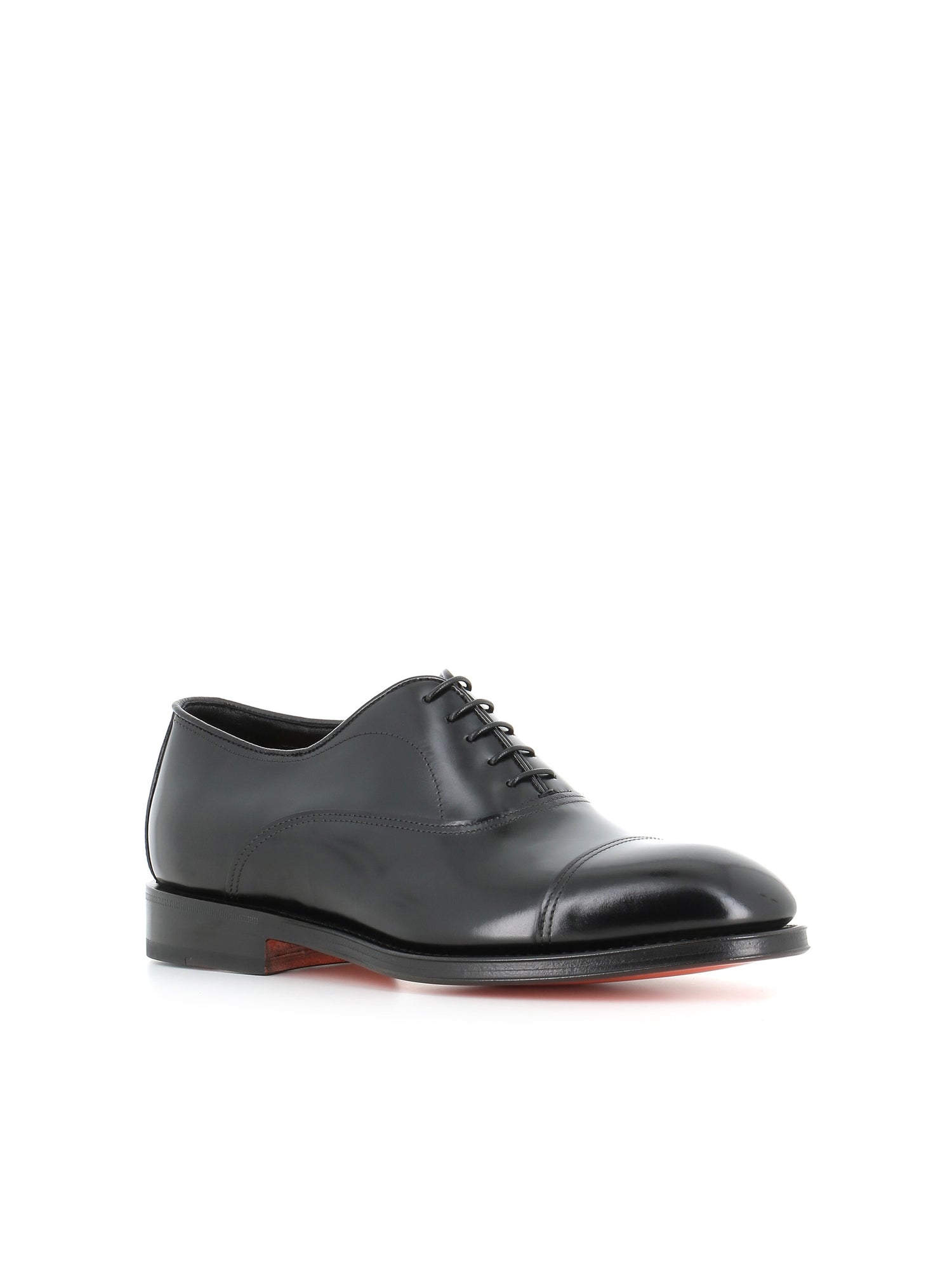  Oxford Santoni Uomo Nero - 3