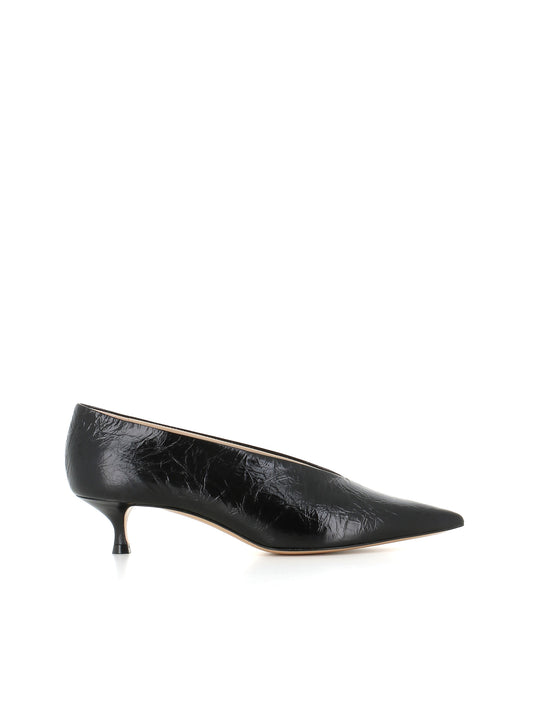 Le Monde Beryl Décollette Babouche Kitten Heel Nero Donna