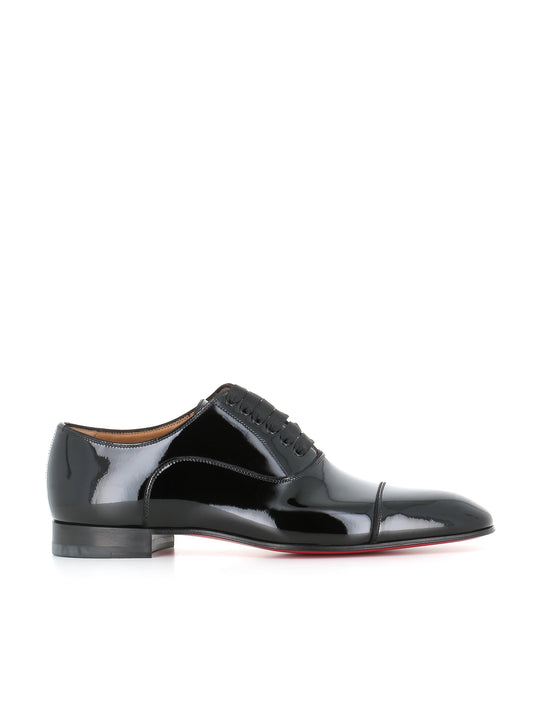 Christian Louboutin Oxford Greggo Flat Nero Uomo