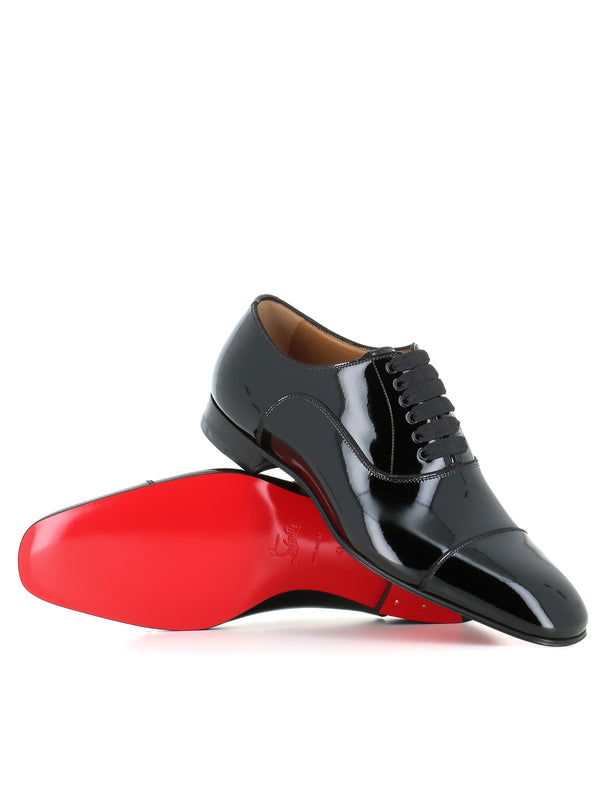 Christian Louboutin Oxford Greggo Flat Nero Uomo