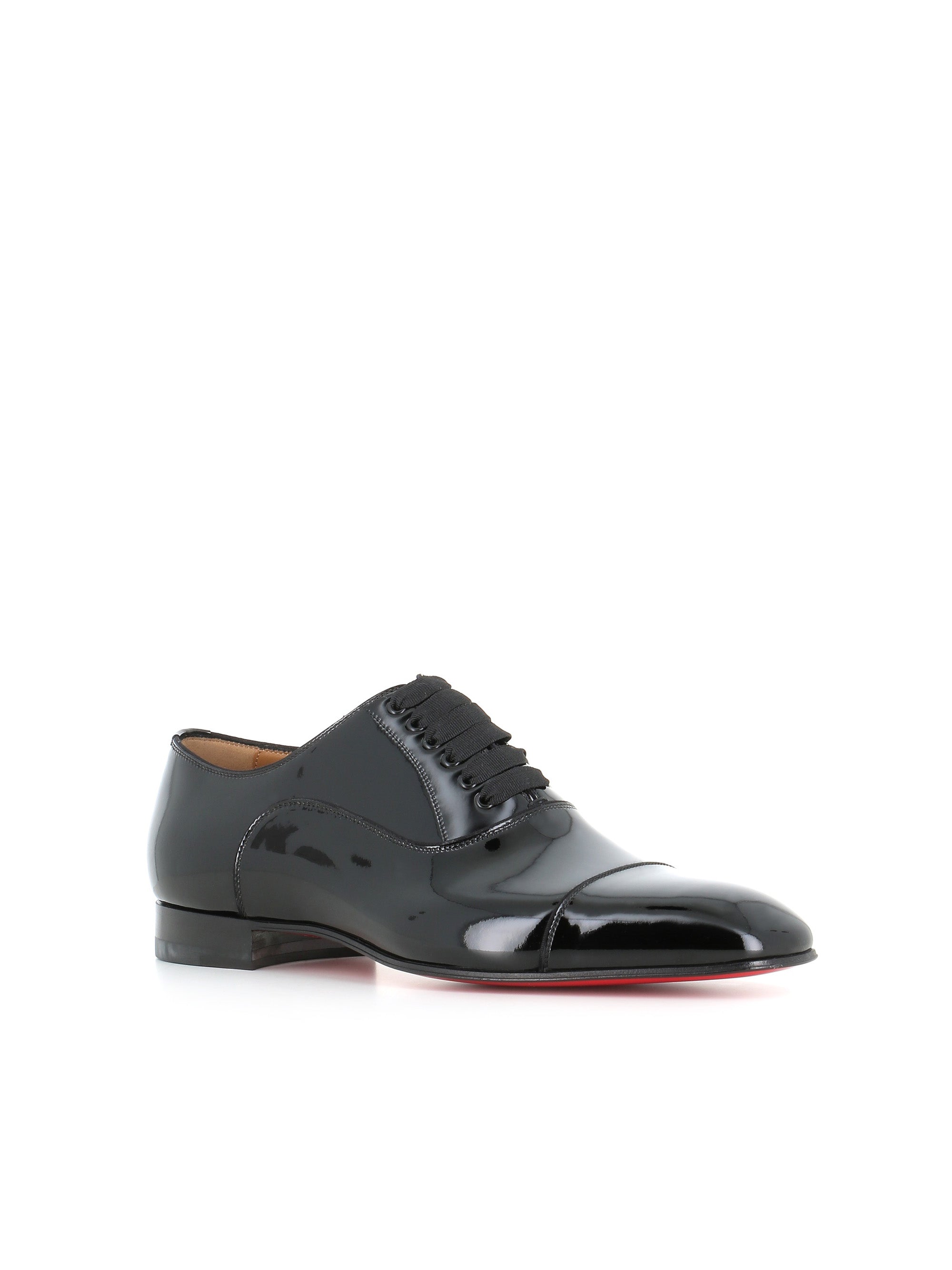  Christian Louboutin Oxford Greggo Flat Nero Uomo - 3