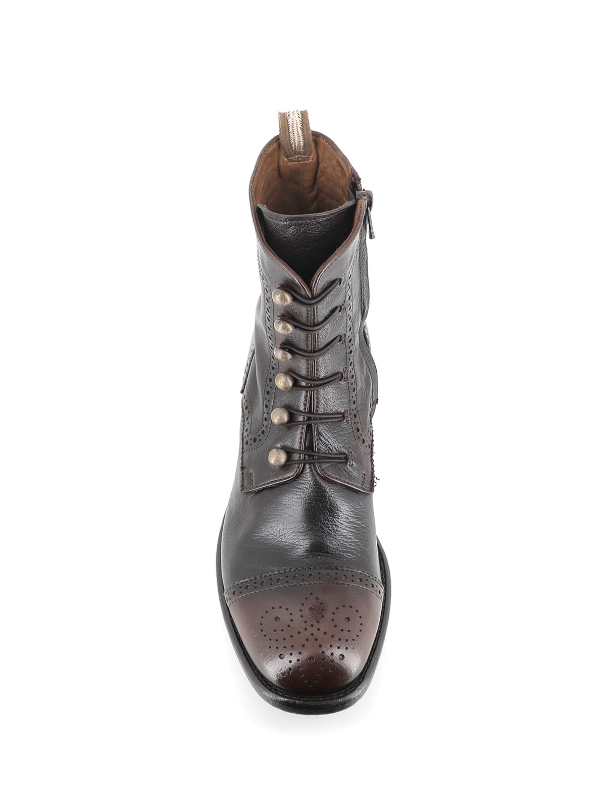  Lace-up Boot Calixte/023 Officine Creative Donna Marrone - 4