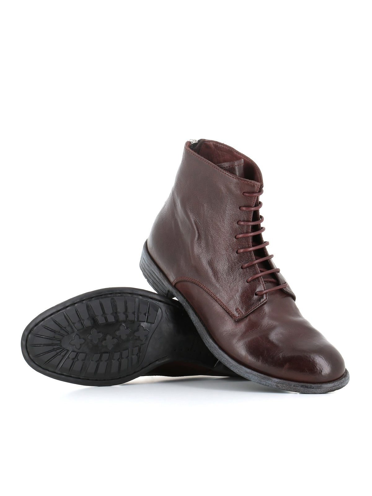  Lace-up Boots Mars/007 Officine Creative Donna Marrone - 2