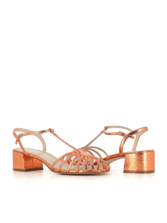 Antonio Barbato Maestri Veneziani Sandalo Ab2660 Arancione Donna