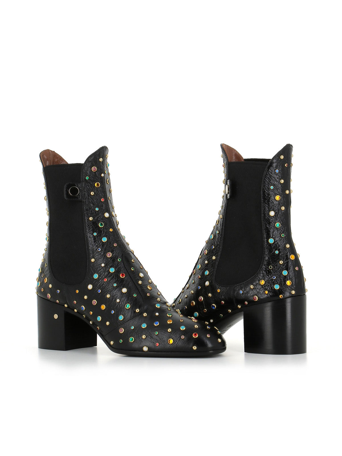  Laurence Dacade Stivaletto Angie Multicolor Studs Nero Donna - 1