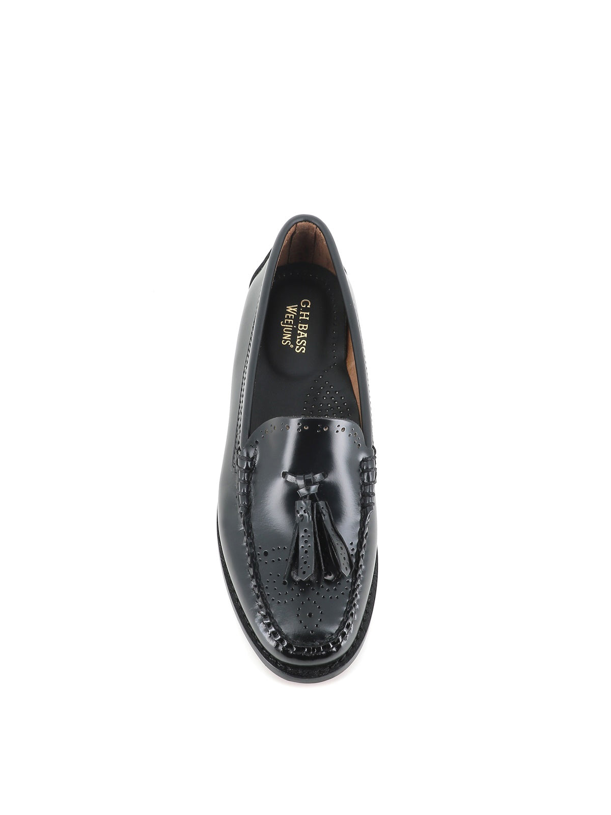  Estrelle Brogue Tassels Loafers Weejuns By G.h Bass & Co. Donna Nero - 5