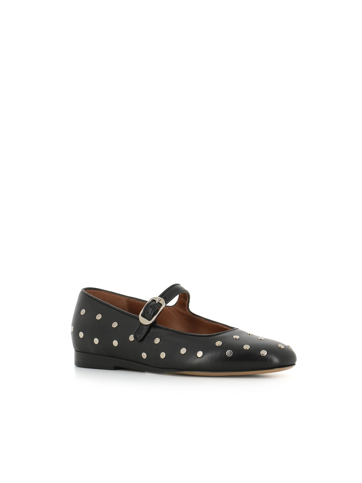  Ballerin Mary Jane Studde Le Monde Beryl Donna Nero - 3