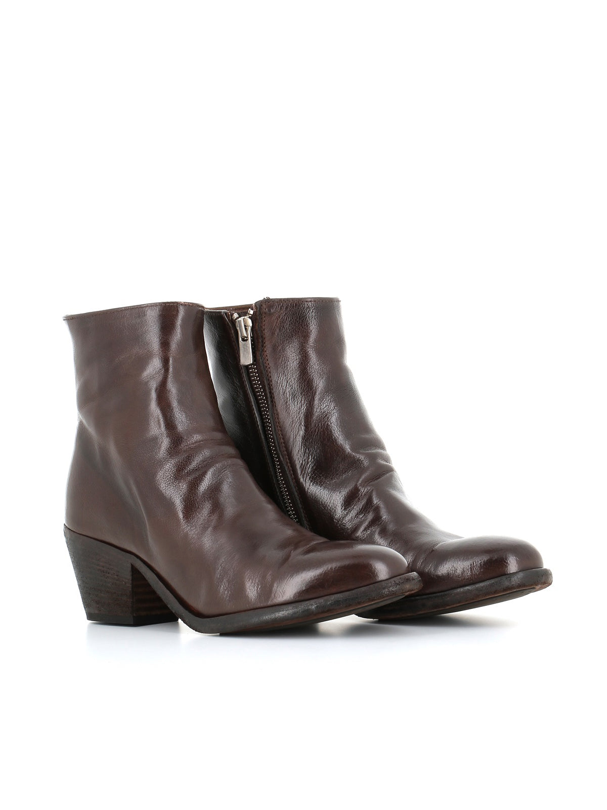  Ankle Boot Sherry/003 Officine Creative Donna Marrone - 2