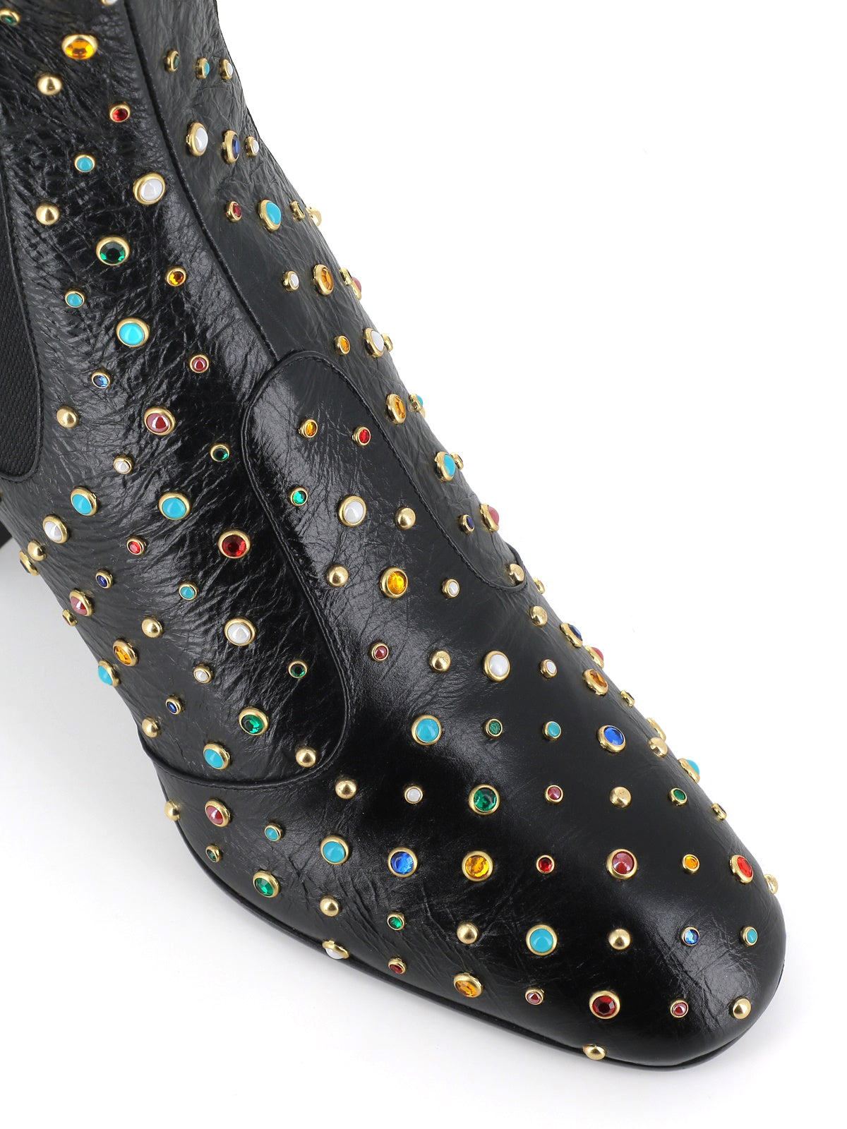  Laurence Dacade Stivaletto Angie Multicolor Studs Nero Donna - 5