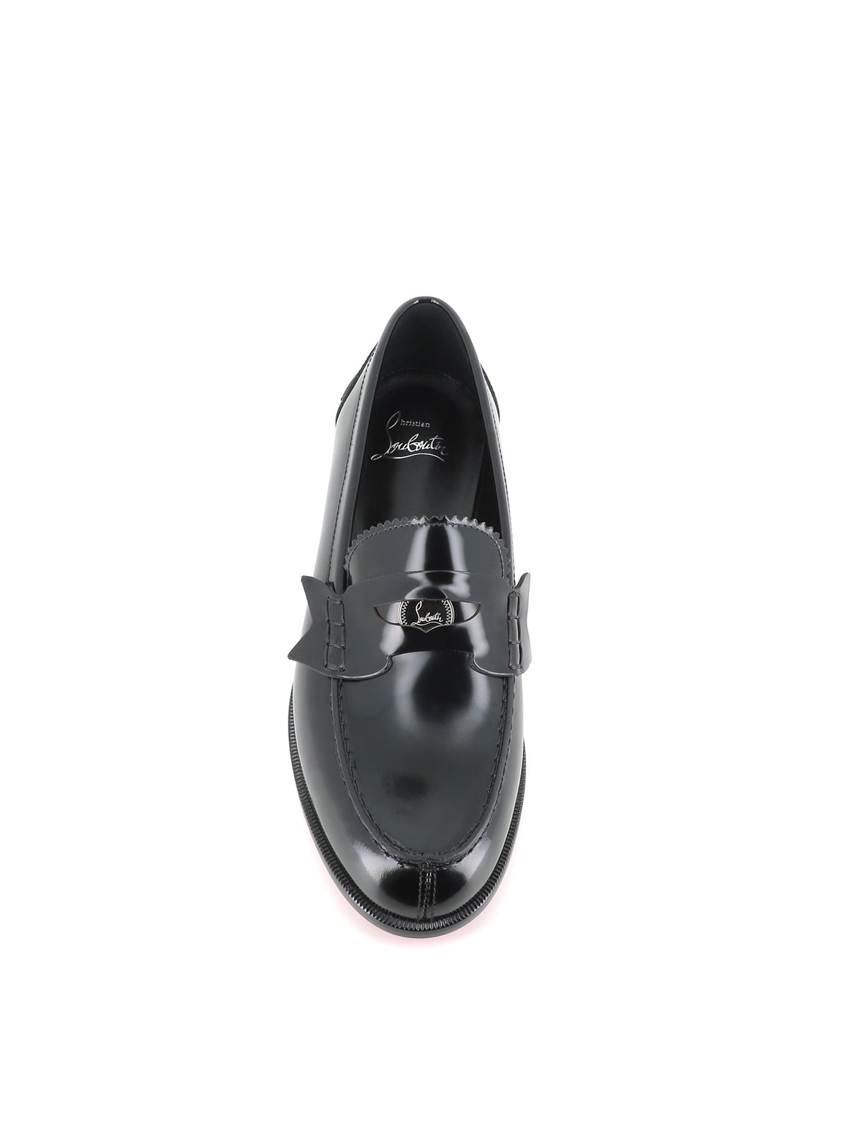  Loafer Penny Christian Louboutin Donna Nero - 5