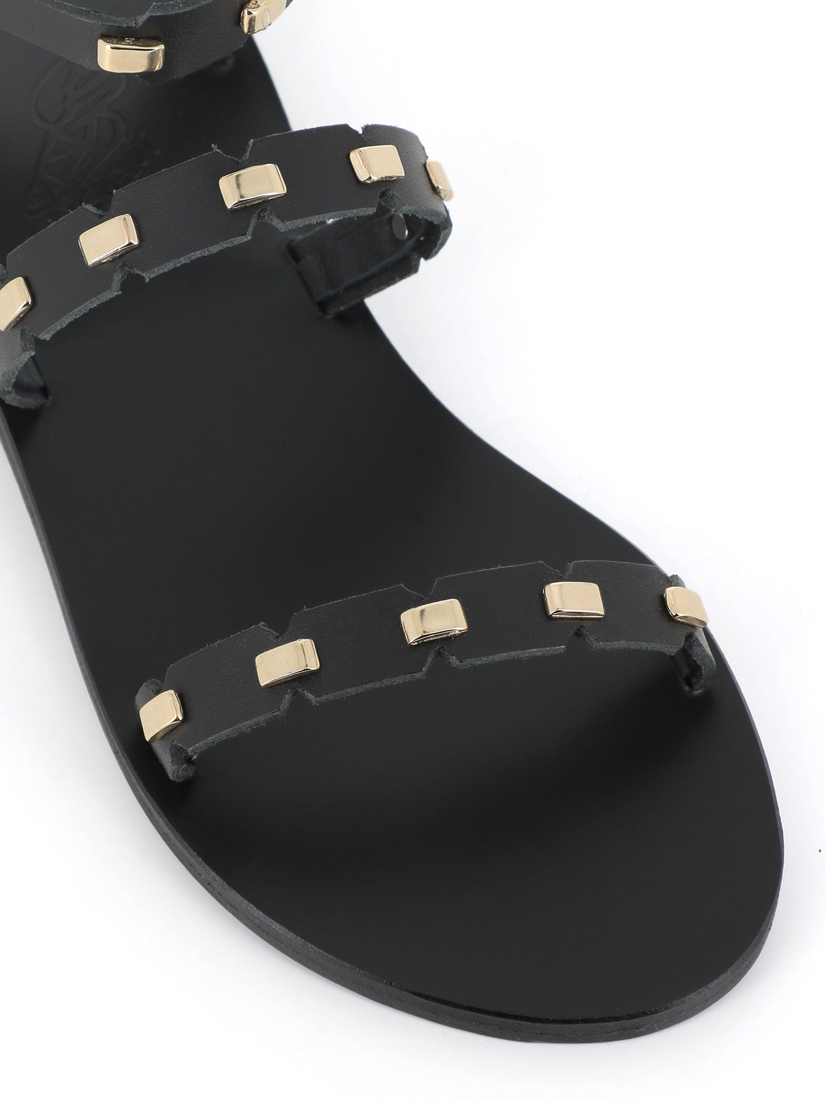  Ancient Greek Sandals Sandalo Coco Nero Donna - 5
