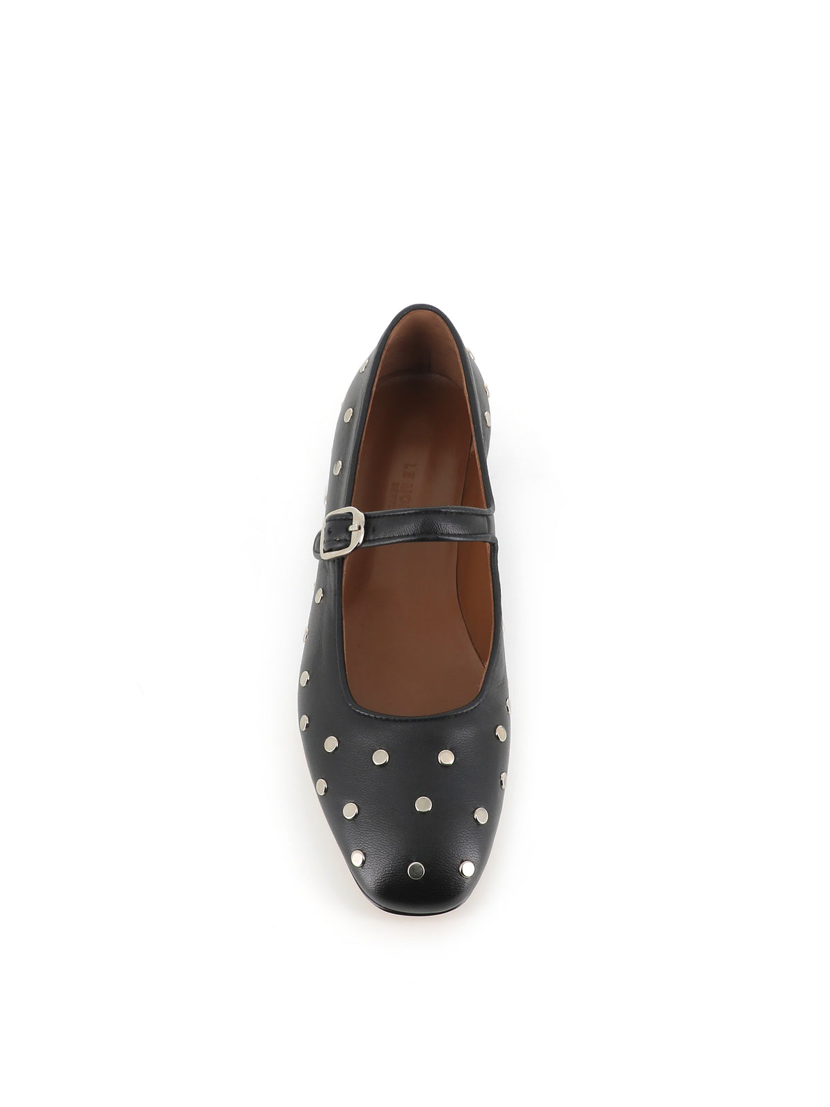  Ballerin Mary Jane Studde Le Monde Beryl Donna Nero - 5