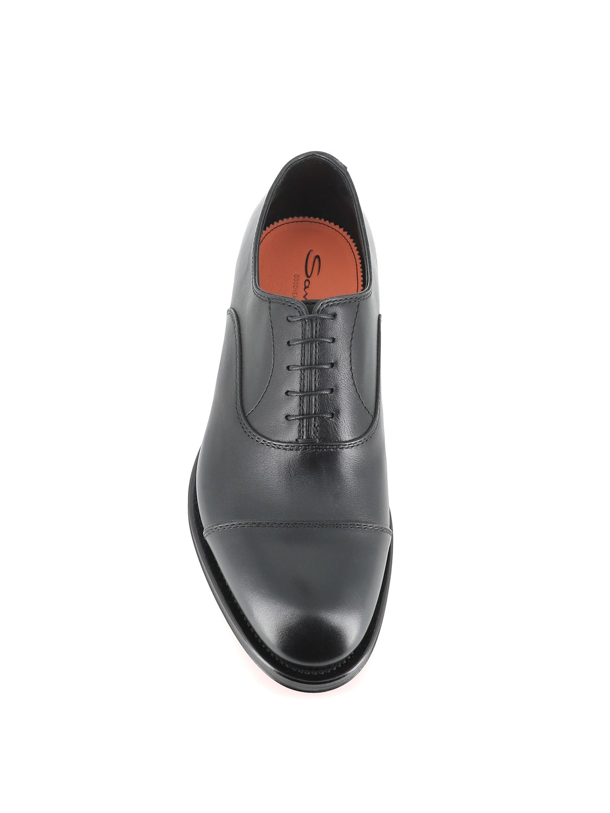 Santoni Oxford Nero Uomo » Tassinari Shoes - Main Image