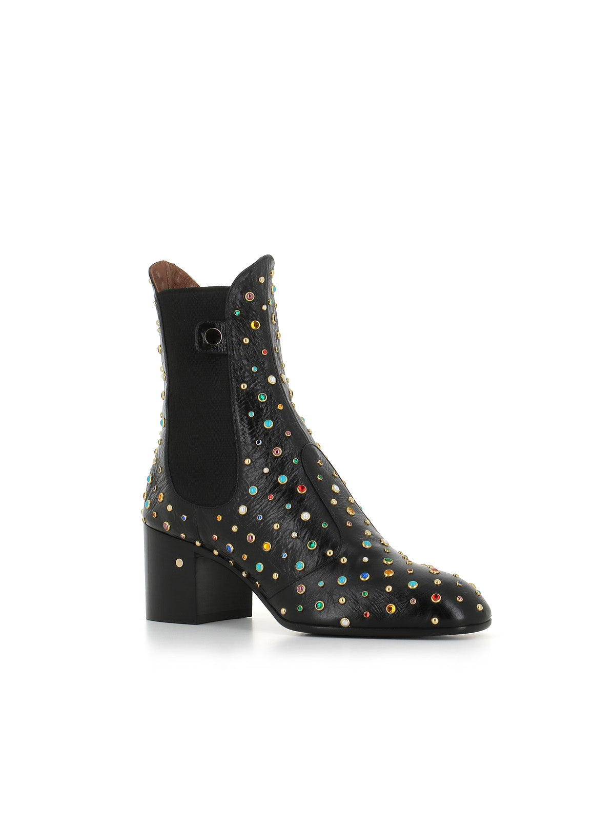  Laurence Dacade Stivaletto Angie Multicolor Studs Nero Donna - 3